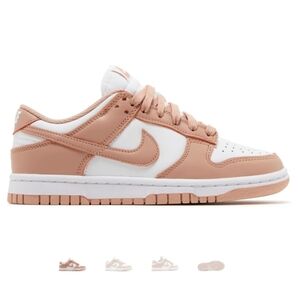 Nike Women's Dunk Low In Rose Whisper, Sz 10
